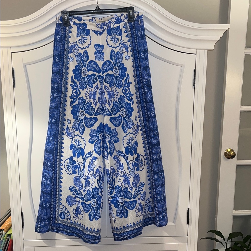 Blue Hawaii Printed Palazzo Pants by Umgee - Picture 4 of 7
